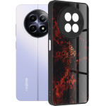 Techsuit - Glaze Series - Realme 12 / 12x - Red Nebula