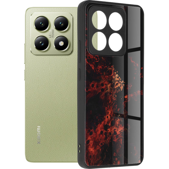 Techsuit - Glaze Series - Xiaomi 14T - Red Nebula