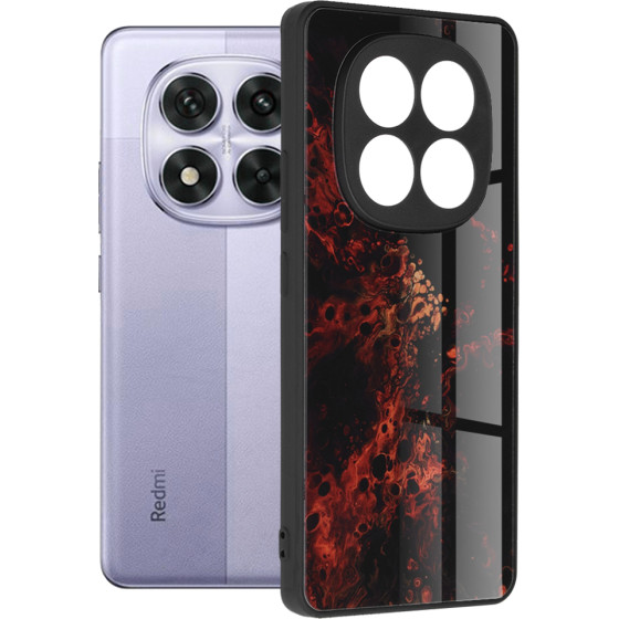 Techsuit - Glaze Series - Xiaomi Redmi Note 14 Pro 5G / Poco X7 - Red Nebula