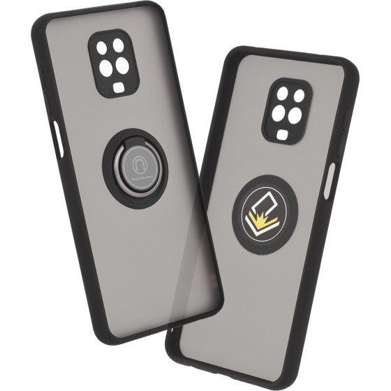 Techsuit - Glinth - Xiaomi Redmi Note 9S / Note 9 Pro / Note 9 Pro Max - Black