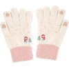 Techsuit - Gloves (ST0011) - from Mink Fur, Size 21cm - White - (ST0011;WHITE)