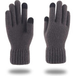 Techsuit - Gloves (ST0012) - from Alpaca Wool, Size 22cm - Dark Grey