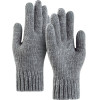 Techsuit - Gloves (ST0012) - from Alpaca Wool, Size 22cm - Light Grey