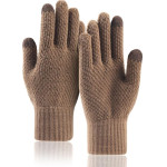 Techsuit - Gloves (ST0013) - from Acrylic, Size 22cm - Coffee - (ST0013;COFFEE)