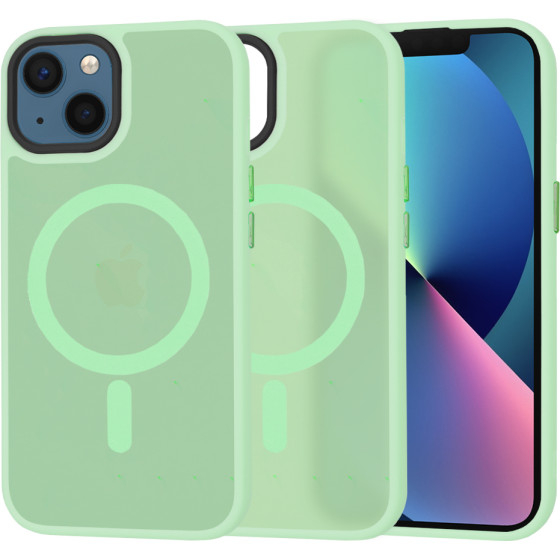 Techsuit - HaloFrost MagSafe Series - iPhone 13 - Light Green