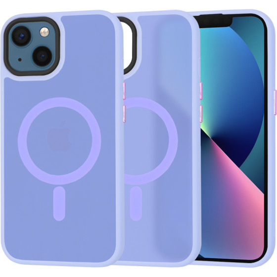 Techsuit - HaloFrost MagSafe Series - iPhone 13 - Light Purple