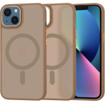 Techsuit - HaloFrost MagSafe Series - iPhone 13 - Sandstone Brown