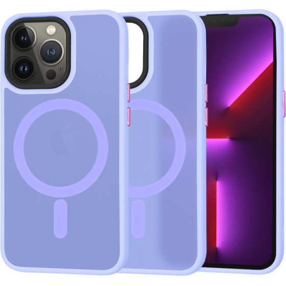 Techsuit - HaloFrost MagSafe Series - iPhone 13 Pro - Light Purple