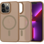 Techsuit - HaloFrost MagSafe Series - iPhone 13 Pro - Sandstone Brown