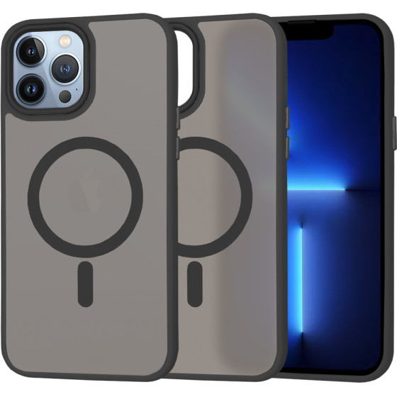 Techsuit - HaloFrost MagSafe Series - iPhone 13 Pro Max - Black