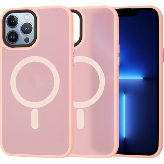 Techsuit - HaloFrost MagSafe Series - iPhone 13 Pro Max - Pink