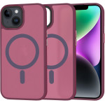 Techsuit - HaloFrost MagSafe Series - iPhone 14 - Bordeaux