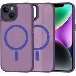 Techsuit - HaloFrost MagSafe Series - iPhone 14 - Deep Purple