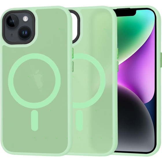 Techsuit - HaloFrost MagSafe Series - iPhone 14 - Light Green