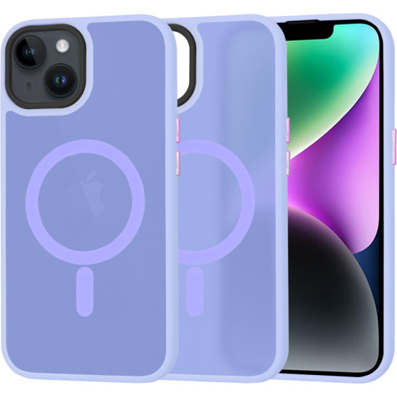 Techsuit - HaloFrost MagSafe Series - iPhone 14 - Light Purple