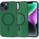Techsuit - HaloFrost MagSafe Series - iPhone 14 - Midnight Green