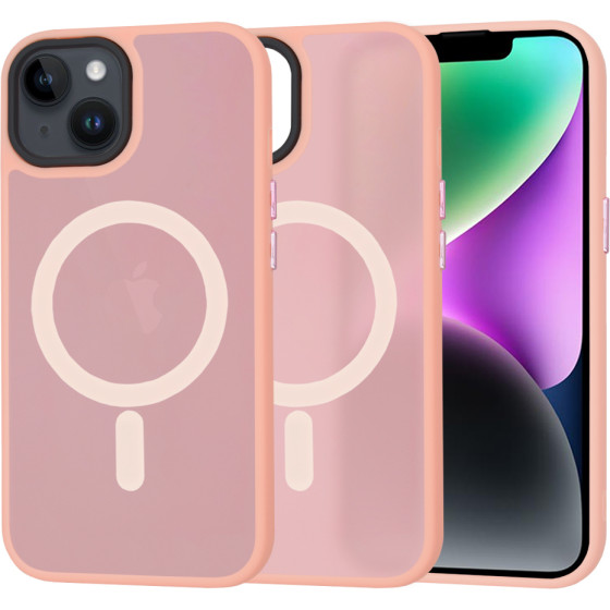 Techsuit - HaloFrost MagSafe Series - iPhone 14 - Pink