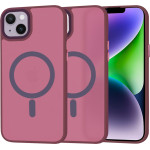 Techsuit - HaloFrost MagSafe Series - iPhone 14 Plus - Bordeaux
