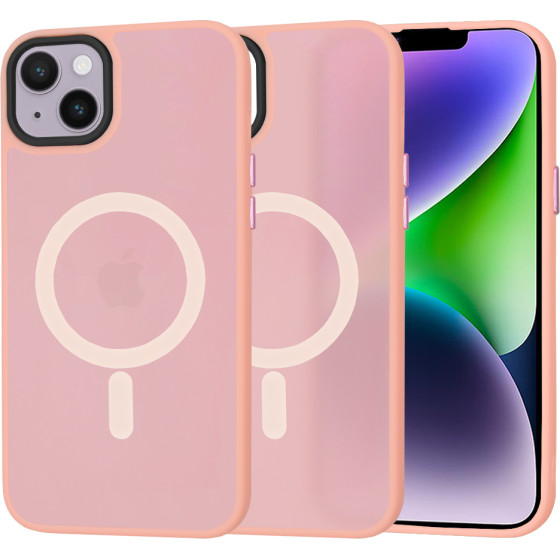 Techsuit - HaloFrost MagSafe Series - iPhone 14 Plus - Pink