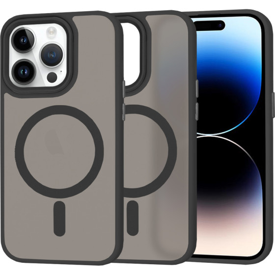 Techsuit - HaloFrost MagSafe Series - iPhone 14 Pro - Black