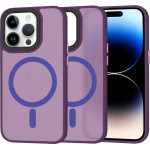 Techsuit - HaloFrost MagSafe Series - iPhone 14 Pro - Deep Purple