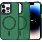 Techsuit - HaloFrost MagSafe Series - iPhone 14 Pro - Midnight Green