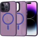 Techsuit - HaloFrost MagSafe Series - iPhone 14 Pro Max - Deep Purple