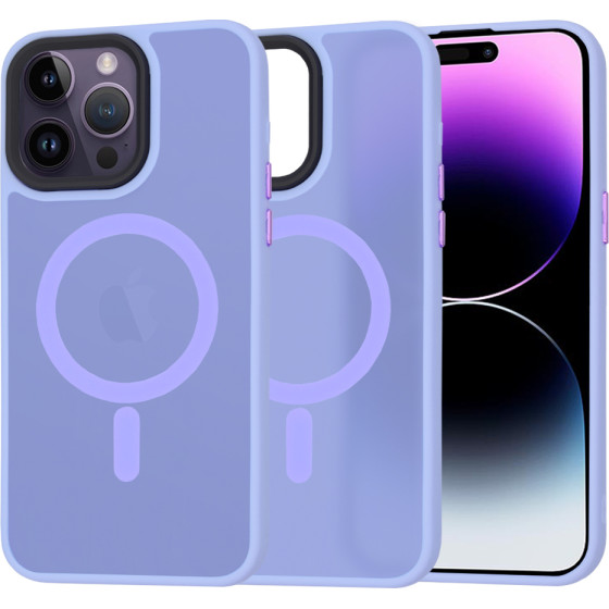Techsuit - HaloFrost MagSafe Series - iPhone 14 Pro Max - Light Purple