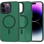 Techsuit - HaloFrost MagSafe Series - iPhone 14 Pro Max - Midnight Green