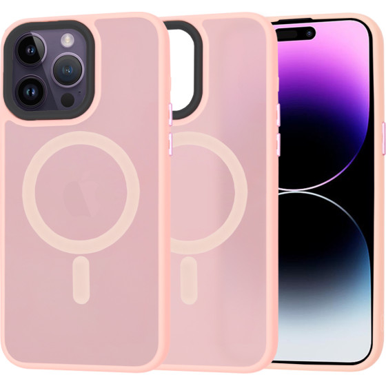 Techsuit - HaloFrost MagSafe Series - iPhone 14 Pro Max - Pink