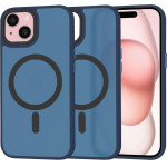 Techsuit - HaloFrost MagSafe Series - iPhone 15 - Deep Blue
