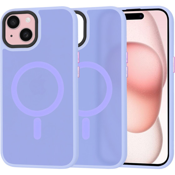 Techsuit - HaloFrost MagSafe Series - iPhone 15 - Light Purple