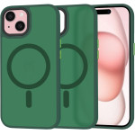 Techsuit - HaloFrost MagSafe Series - iPhone 15 - Midnight Green