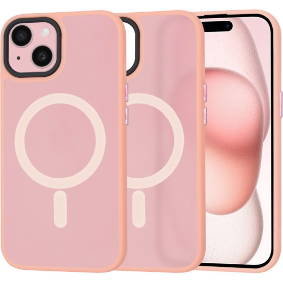 Techsuit - HaloFrost MagSafe Series - iPhone 15 - Pink