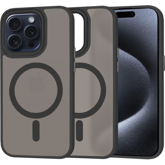 Techsuit - HaloFrost MagSafe Series - iPhone 15 Pro - Black