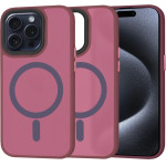 Techsuit - HaloFrost MagSafe Series - iPhone 15 Pro - Bordeaux