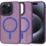 Techsuit - HaloFrost MagSafe Series - iPhone 15 Pro - Deep Purple