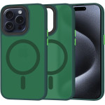 Techsuit - HaloFrost MagSafe Series - iPhone 15 Pro - Midnight Green