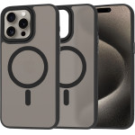 Techsuit - HaloFrost MagSafe Series - iPhone 15 Pro Max - Black