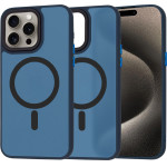 Techsuit - HaloFrost MagSafe Series - iPhone 15 Pro Max - Deep Blue