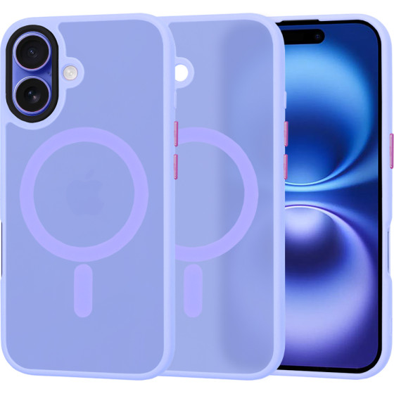 Techsuit - HaloFrost MagSafe Series - iPhone 16 - Light Purple