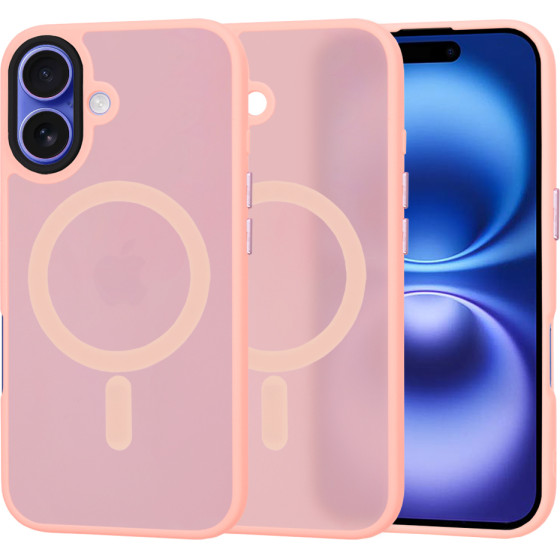 Techsuit - HaloFrost MagSafe Series - iPhone 16 - Pink