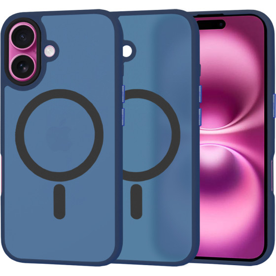 Techsuit - HaloFrost MagSafe Series - iPhone 16 Plus - Deep Blue