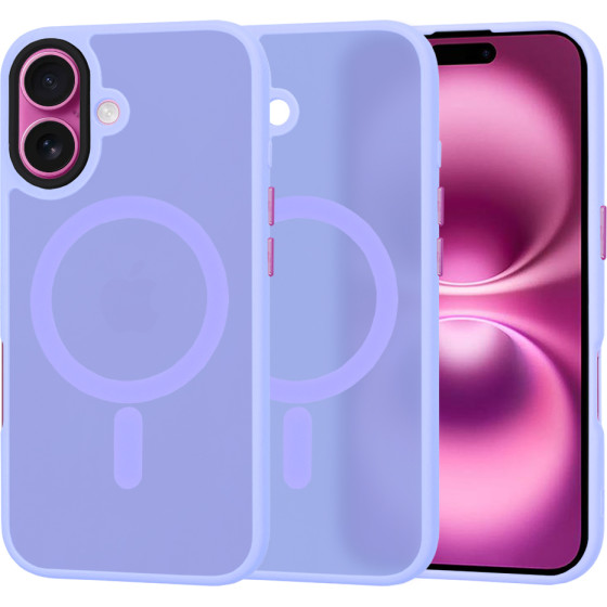 Techsuit - HaloFrost MagSafe Series - iPhone 16 Plus - Light Purple