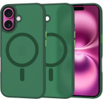 Techsuit - HaloFrost MagSafe Series - iPhone 16 Plus - Midnight Green