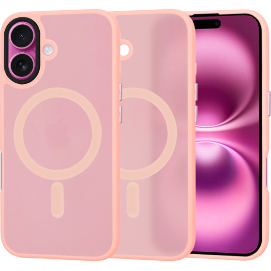 Techsuit - HaloFrost MagSafe Series - iPhone 16 Plus - Pink