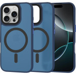 Techsuit - HaloFrost MagSafe Series - iPhone 16 Pro - Deep Blue