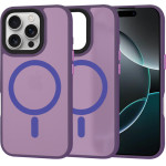 Techsuit - HaloFrost MagSafe Series - iPhone 16 Pro - Deep Purple