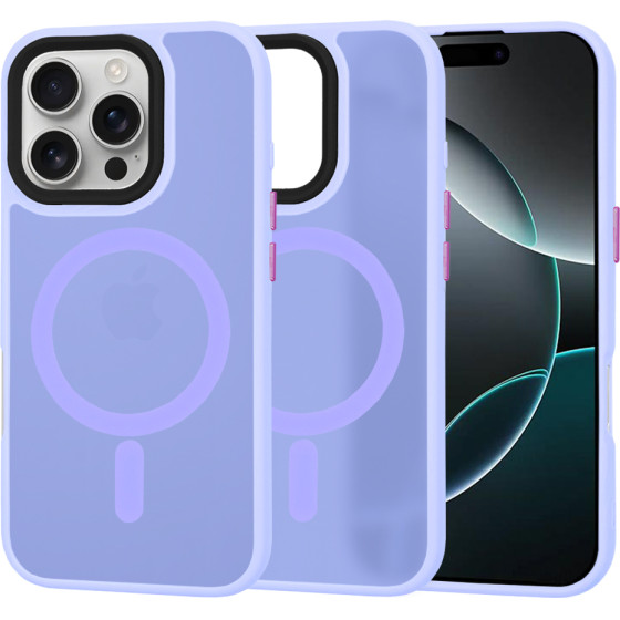 Techsuit - HaloFrost MagSafe Series - iPhone 16 Pro - Light Purple
