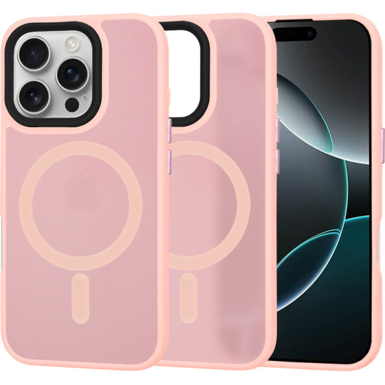 Techsuit - HaloFrost MagSafe Series - iPhone 16 Pro - Pink